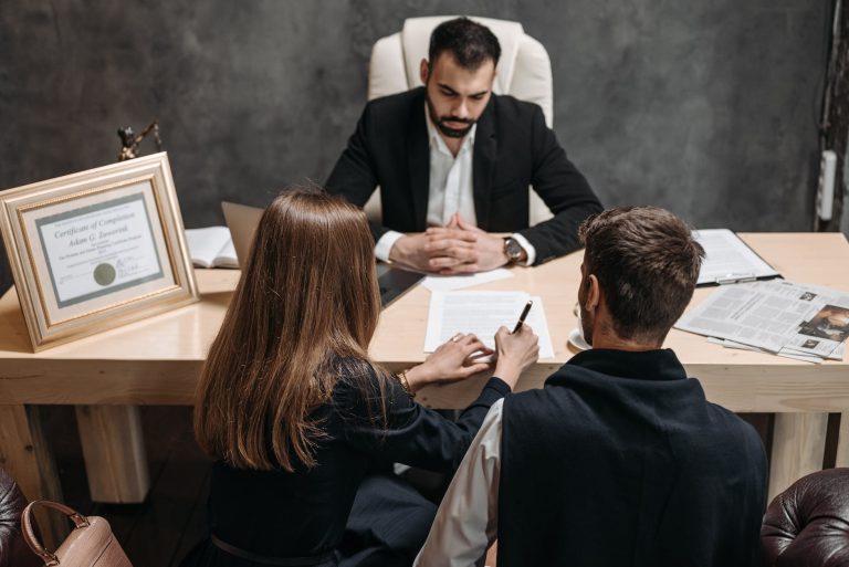 man people woman office